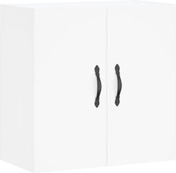 vidaXL - Wandkast - 60x31x60 - cm - bewerkt - hout - wit