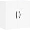 vidaXL - Wandkast - 60x31x60 - cm - bewerkt - hout - wit