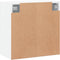 vidaXL - Wandkast - 60x31x60 - cm - bewerkt - hout - wit