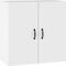 vidaXL - Wandkast - 60x31x60 - cm - bewerkt - hout - wit