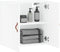 vidaXL - Wandkast - 60x31x60 - cm - bewerkt - hout - wit