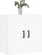 vidaXL - Wandkast - 60x31x60 - cm - bewerkt - hout - wit
