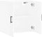 vidaXL - Wandkast - 60x31x60 - cm - bewerkt - hout - wit