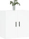 vidaXL - Wandkast - 60x31x60 - cm - bewerkt - hout - wit