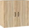 vidaXL - Wandkast - 60x31x60 - cm - bewerkt - hout - zwart
