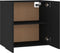 vidaXL - Wandkast - 60x31x60 - cm - bewerkt - hout - zwart