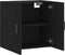 vidaXL - Wandkast - 60x31x60 - cm - bewerkt - hout - zwart