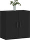 vidaXL - Wandkast - 60x31x60 - cm - bewerkt - hout - zwart