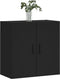 vidaXL - Wandkast - 60x31x60 - cm - bewerkt - hout - zwart