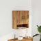 vidaXL - Wandkast - 60x31x70 - cm - bewerkt - hout - artisanaal - eikenkleur