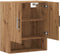 vidaXL - Wandkast - 60x31x70 - cm - bewerkt - hout - artisanaal - eikenkleur