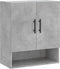 vidaXL - Wandkast - 60x31x70 - cm - bewerkt - hout - betongrijs