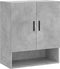vidaXL - Wandkast - 60x31x70 - cm - bewerkt - hout - betongrijs