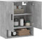 vidaXL - Wandkast - 60x31x70 - cm - bewerkt - hout - betongrijs