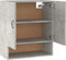 vidaXL - Wandkast - 60x31x70 - cm - bewerkt - hout - betongrijs