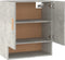 vidaXL - Wandkast - 60x31x70 - cm - bewerkt - hout - betongrijs