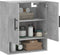 vidaXL - Wandkast - 60x31x70 - cm - bewerkt - hout - betongrijs