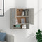 vidaXL - Wandkast - 60x31x70 - cm - bewerkt - hout - betongrijs