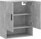 vidaXL - Wandkast - 60x31x70 - cm - bewerkt - hout - betongrijs