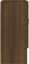 vidaXL - Wandkast - 60x31x70 - cm - bewerkt - hout - bruin - eikenkleur