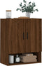 vidaXL - Wandkast - 60x31x70 - cm - bewerkt - hout - bruin - eikenkleur