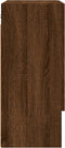 vidaXL - Wandkast - 60x31x70 - cm - bewerkt - hout - bruin - eikenkleur