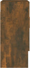 vidaXL - Wandkast - 60x31x70 - cm - bewerkt - hout - gerookt - eikenkleurig