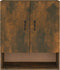 vidaXL - Wandkast - 60x31x70 - cm - bewerkt - hout - gerookt - eikenkleurig