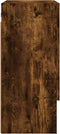 vidaXL - Wandkast - 60x31x70 - cm - bewerkt - hout - gerookt - eikenkleurig