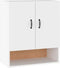 vidaXL - Wandkast - 60x31x70 - cm - bewerkt - hout - gerookt - eikenkleurig