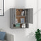 vidaXL - Wandkast - 60x31x70 - cm - bewerkt - hout - grijs - sonoma - eikenkleurig