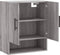 vidaXL - Wandkast - 60x31x70 - cm - bewerkt - hout - grijs - sonoma - eikenkleurig