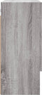 vidaXL - Wandkast - 60x31x70 - cm - bewerkt - hout - grijs - sonoma - eikenkleurig