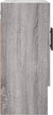 vidaXL - Wandkast - 60x31x70 - cm - bewerkt - hout - grijs - sonoma - eikenkleurig
