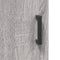 vidaXL - Wandkast - 60x31x70 - cm - bewerkt - hout - grijs - sonoma - eikenkleurig
