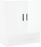vidaXL - Wandkast - 60x31x70 - cm - bewerkt - hout - hoogglans - wit