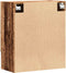 vidaXL - Wandkast - 60x31x70 - cm - bewerkt - hout - oud - houtkleurig