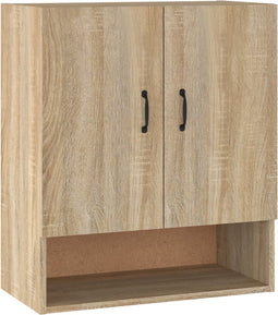 vidaXL - Wandkast - 60x31x70 - cm - bewerkt - hout - sonoma - eikenkleurig