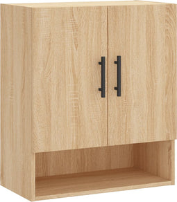 vidaXL - Wandkast - 60x31x70 - cm - bewerkt - hout - sonoma - eikenkleurig