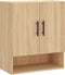 vidaXL - Wandkast - 60x31x70 - cm - bewerkt - hout - sonoma - eikenkleurig