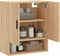 vidaXL - Wandkast - 60x31x70 - cm - bewerkt - hout - sonoma - eikenkleurig