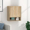 vidaXL - Wandkast - 60x31x70 - cm - bewerkt - hout - sonoma - eikenkleurig