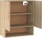 vidaXL - Wandkast - 60x31x70 - cm - bewerkt - hout - sonoma - eikenkleurig