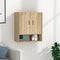vidaXL - Wandkast - 60x31x70 - cm - bewerkt - hout - sonoma - eikenkleurig