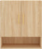 vidaXL - Wandkast - 60x31x70 - cm - bewerkt - hout - sonoma - eikenkleurig