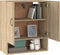 vidaXL - Wandkast - 60x31x70 - cm - bewerkt - hout - sonoma - eikenkleurig