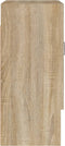 vidaXL - Wandkast - 60x31x70 - cm - bewerkt - hout - sonoma - eikenkleurig