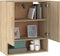 vidaXL - Wandkast - 60x31x70 - cm - bewerkt - hout - sonoma - eikenkleurig