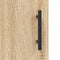 vidaXL - Wandkast - 60x31x70 - cm - bewerkt - hout - sonoma - eikenkleurig