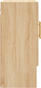 vidaXL - Wandkast - 60x31x70 - cm - bewerkt - hout - sonoma - eikenkleurig